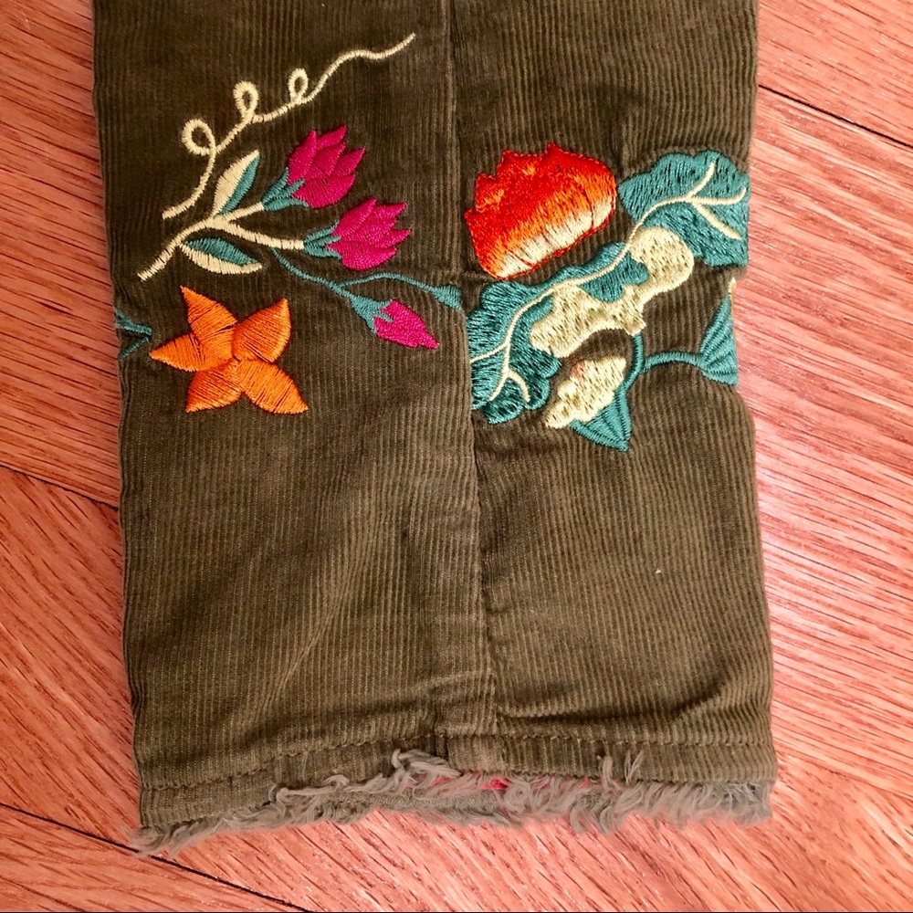 đ„RARE Vintage Green Embroidered Jacket - Picture 5 of 5